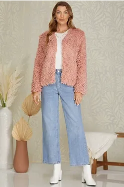 Super Soft Faux Fur Jacket