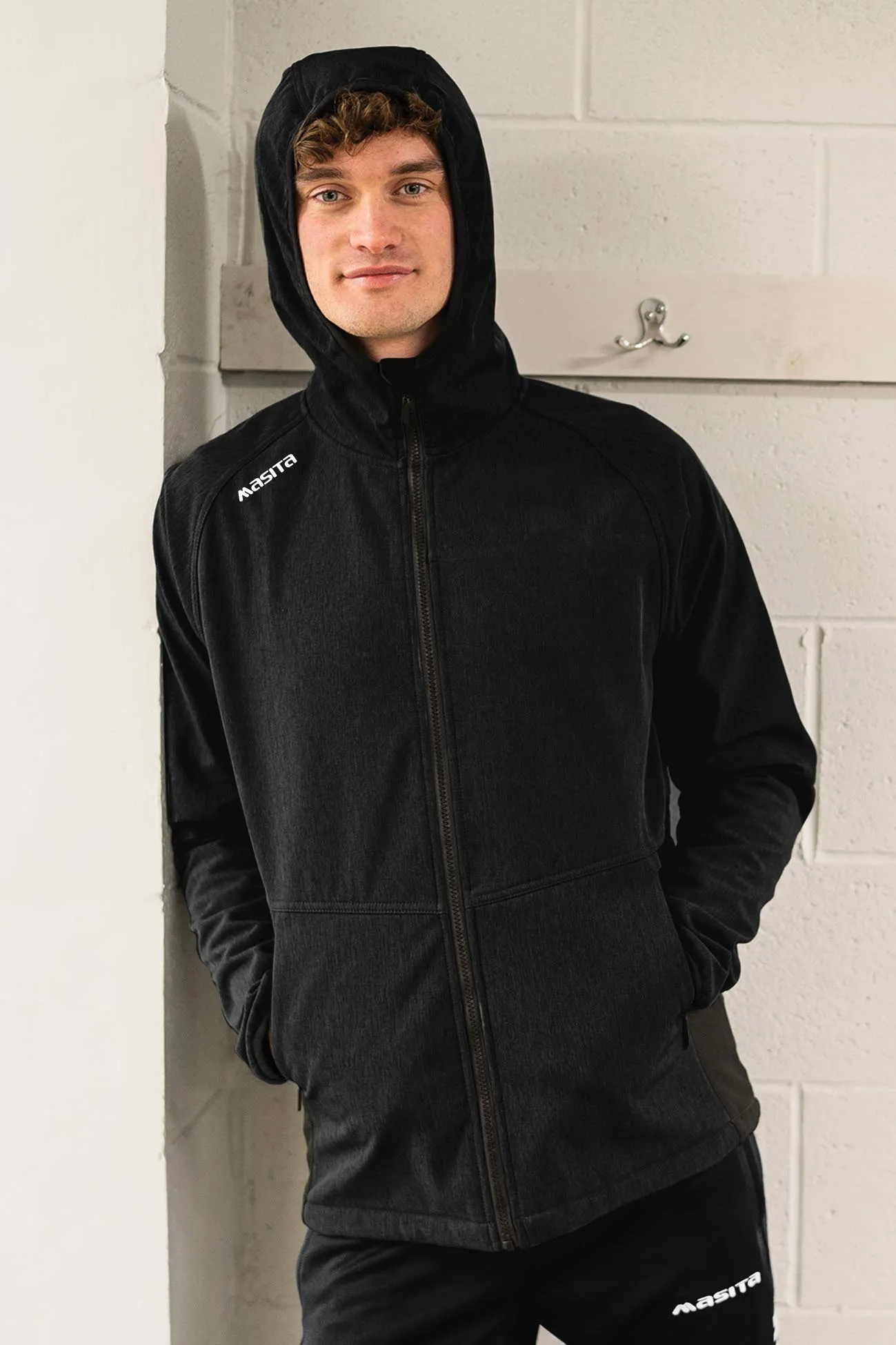 Tara Style Black Softshell Hoodie Jacket Adult
