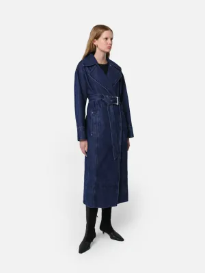 Tate Denim Trench Coat