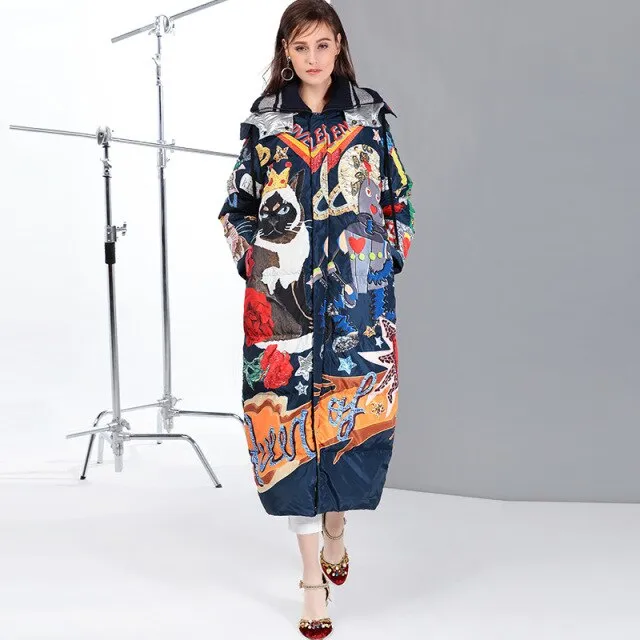 Thick Winter Loose coats Female Overcoat
