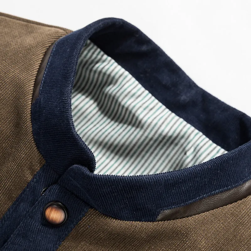 Top Men's Corduroy Casual Jacket