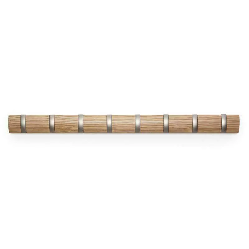 Umbra Natural Flip 8 Hook Coat Rack
