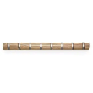 Umbra Natural Flip 8 Hook Coat Rack