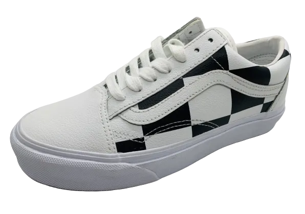 VANS OLD SKOOL (LEATHER CHECK)