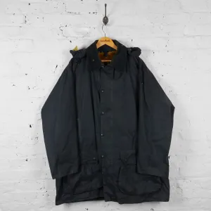Vintage Border Barbour Jacket With Lining - Blue - XXL