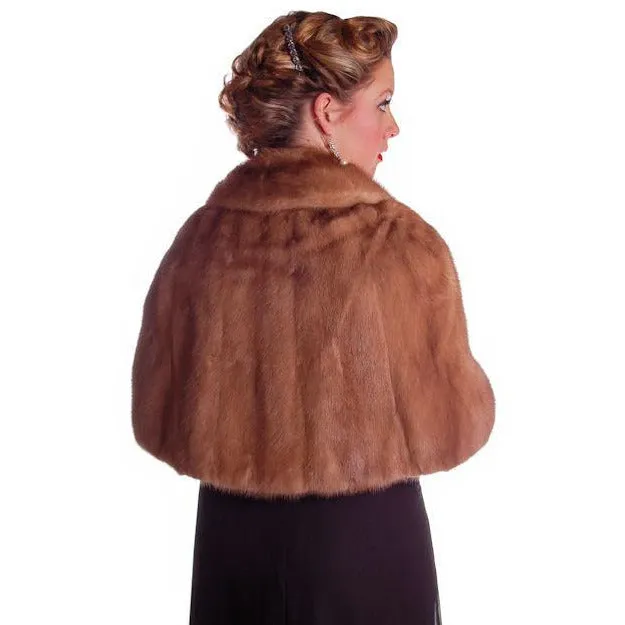 Vintage Ladies  Stole Mink Fur Stole Watt & Shand 1940s