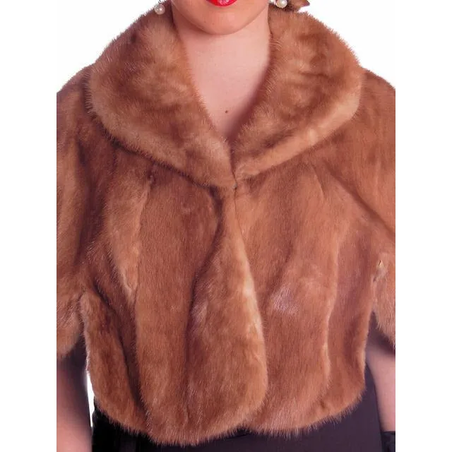 Vintage Ladies  Stole Mink Fur Stole Watt & Shand 1940s