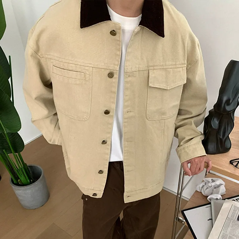 Vintage Lapel Loose Fit Jacket