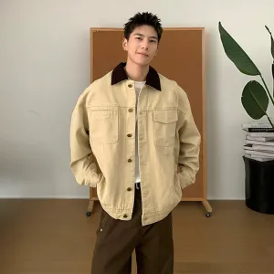 Vintage Lapel Loose Fit Jacket