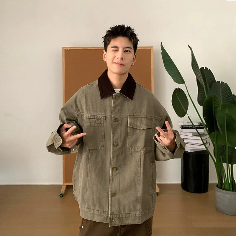 Vintage Lapel Loose Fit Jacket
