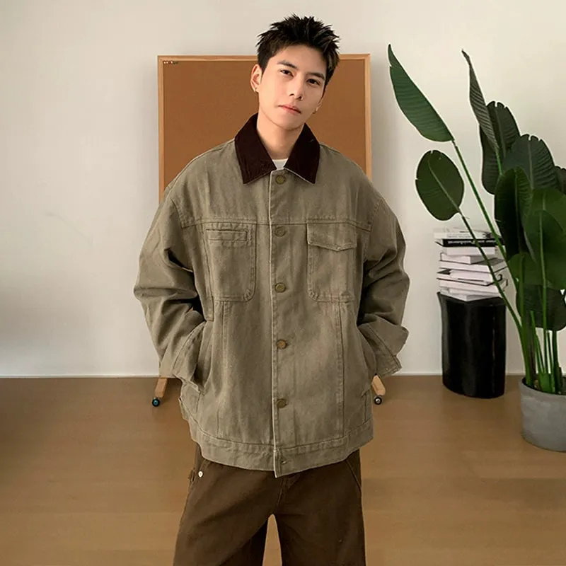 Vintage Lapel Loose Fit Jacket