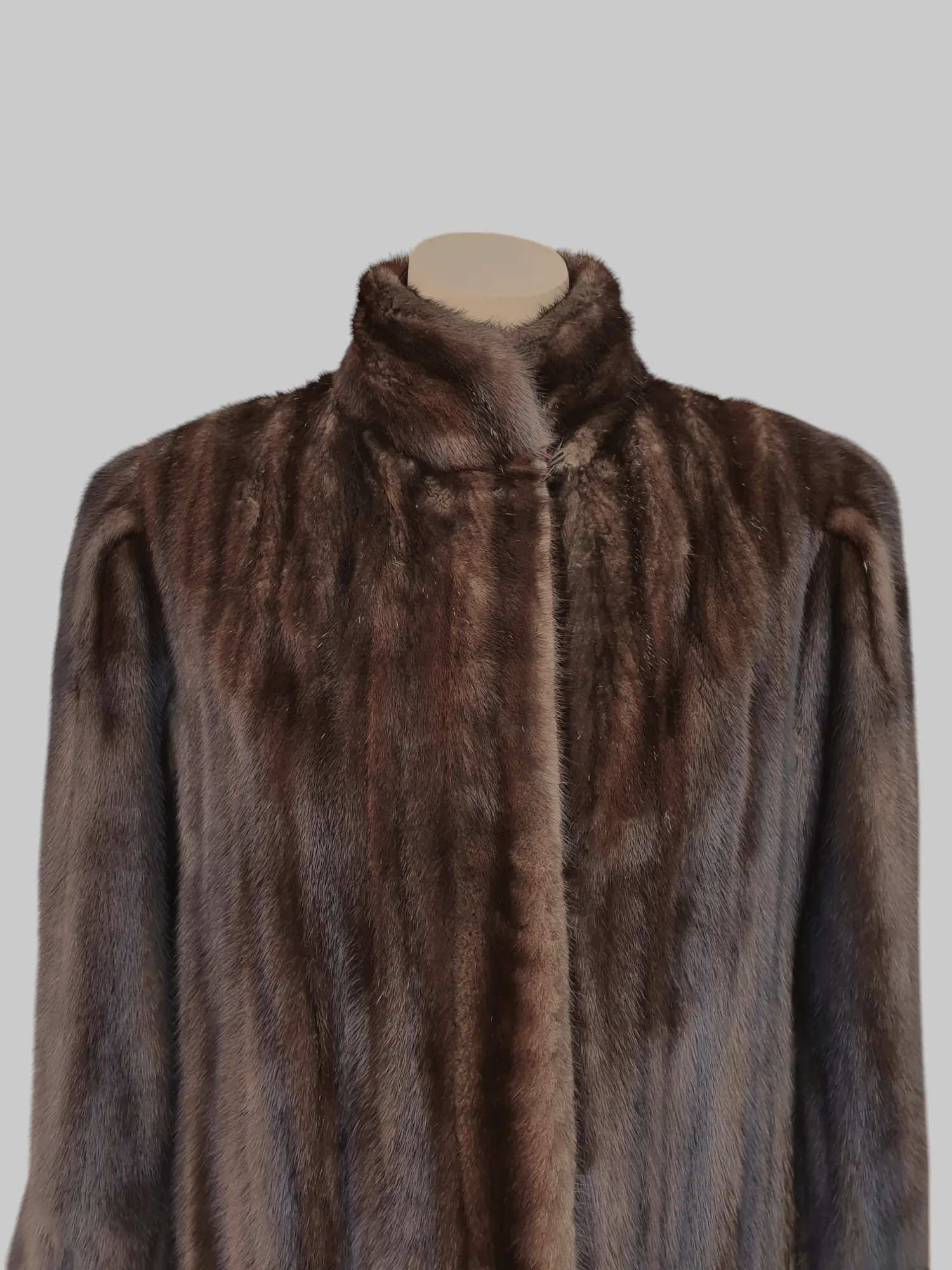 Vintage Lunaraine Brown Mink Coat -Medium