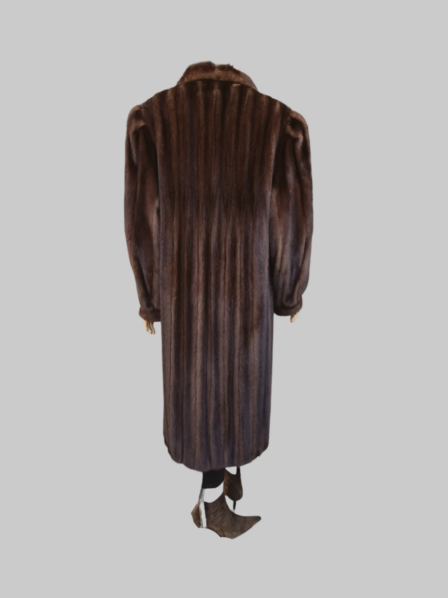 Vintage Lunaraine Brown Mink Coat -Medium