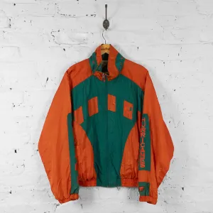 Vintage Miami Hurricanes Teams Jacket - Green/Orange - M