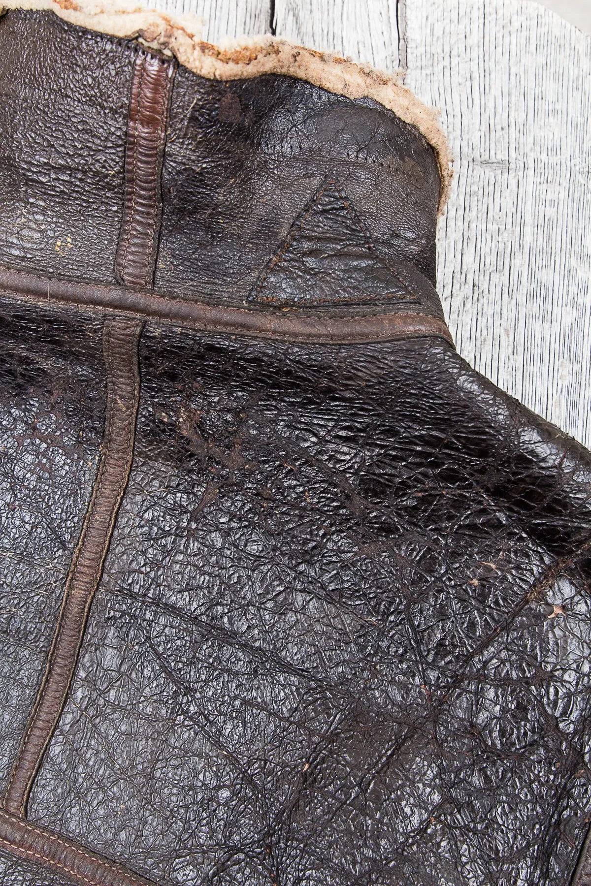Vintage USAAF Leather B-3 Flight Jacket