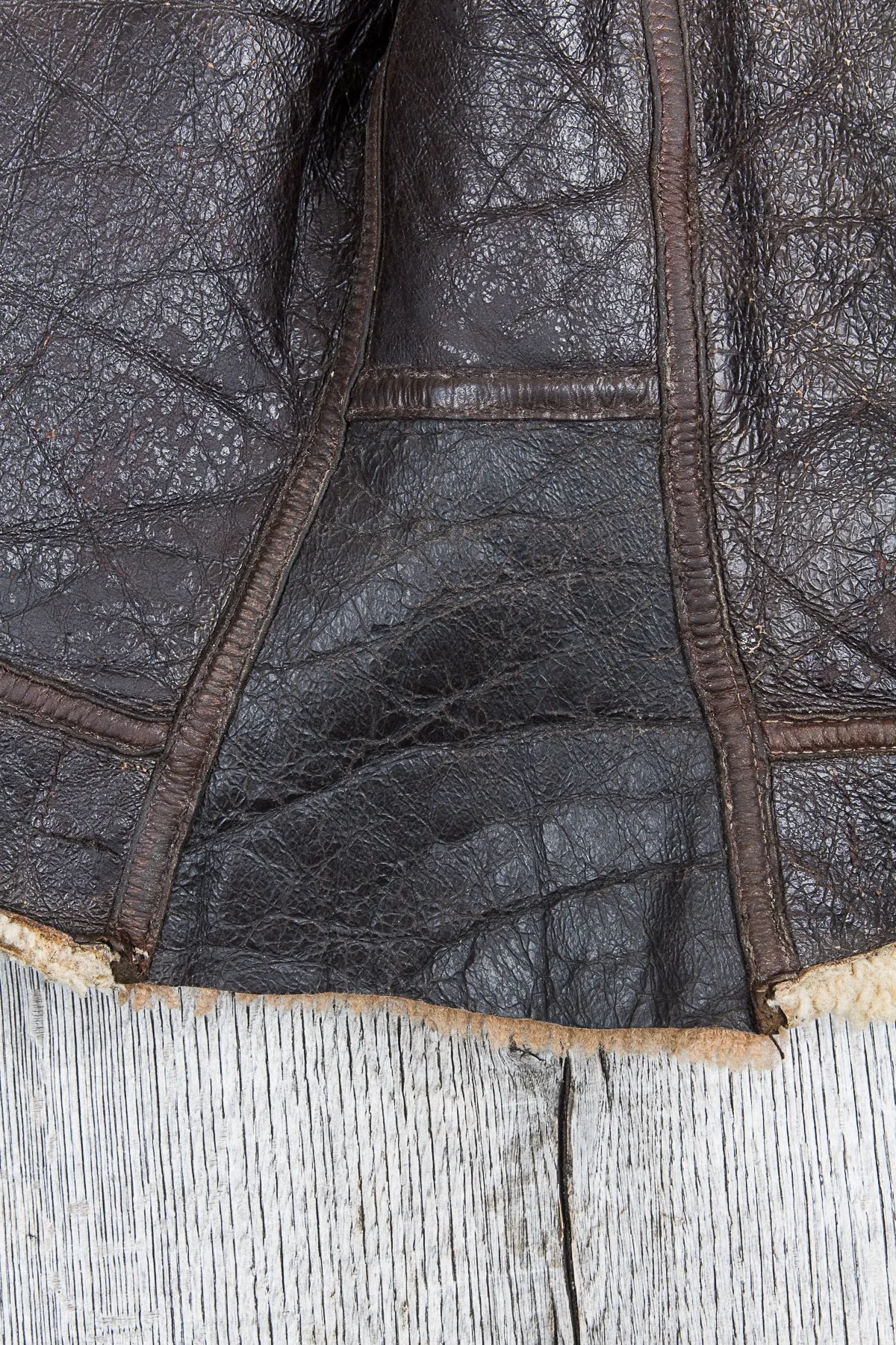 Vintage USAAF Leather B-3 Flight Jacket
