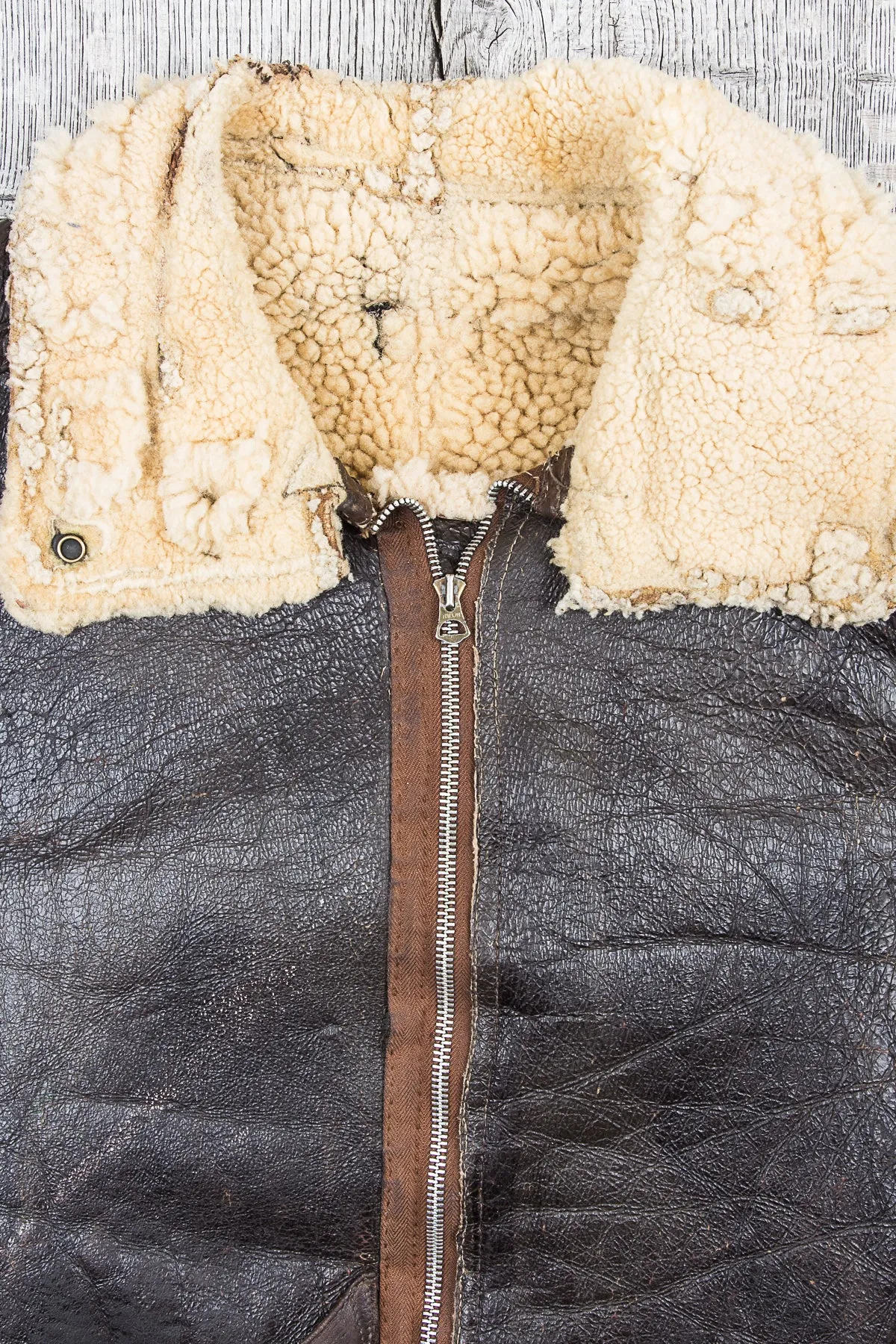 Vintage USAAF Leather B-3 Flight Jacket