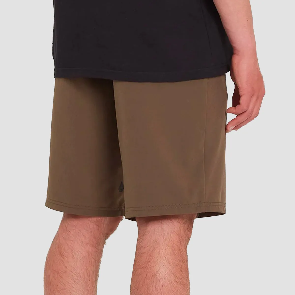 Volcom Frickin Cross Shred 20" Hybrid Shorts Tarmac Brown