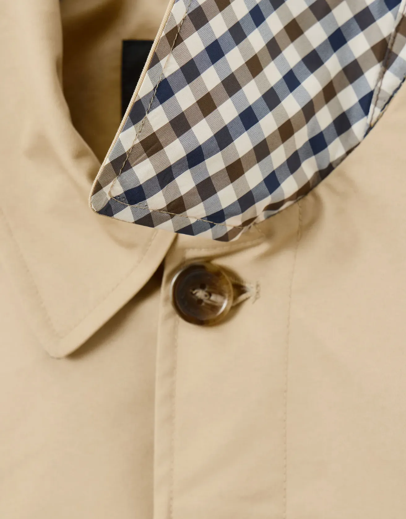 Weekend Offender Whitehouse Mac Jacket - Stone (House Check)