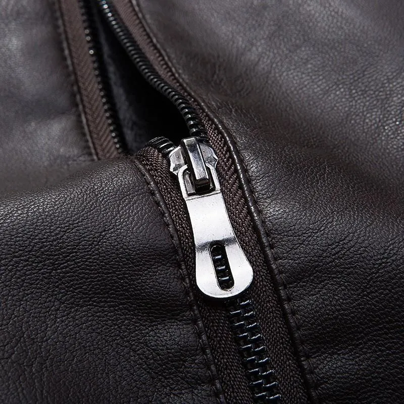 West Louis™ Bomber Leather Men Jackets