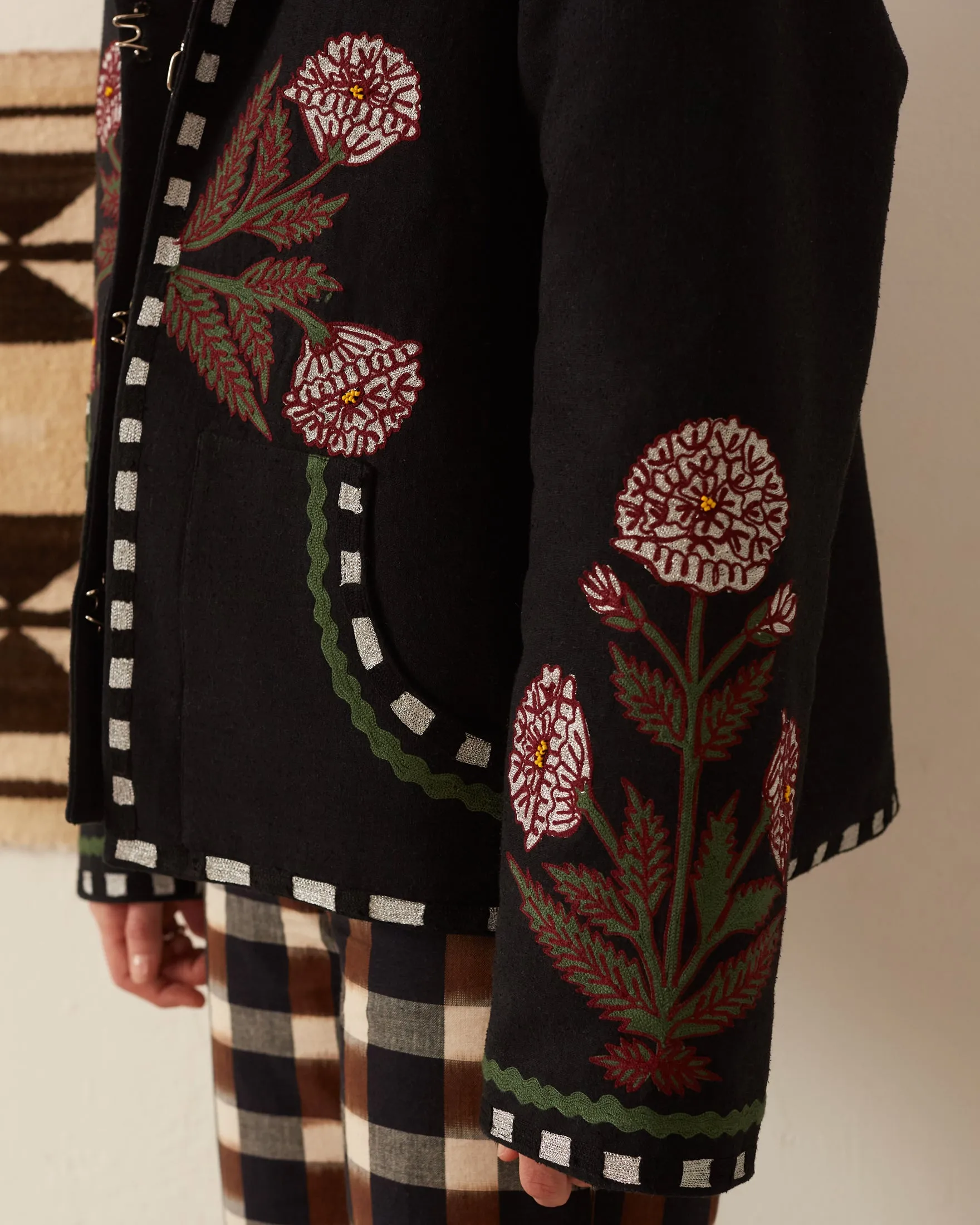 Western Black Bloom Jacket