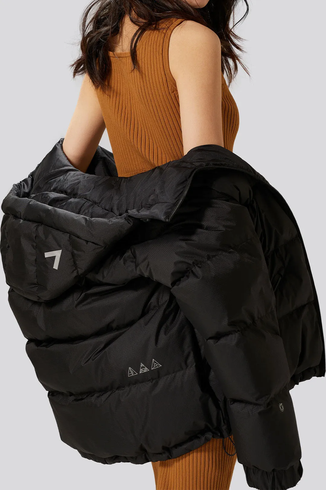 Windproof Ultra Warm Puff Jacket with Hoodie