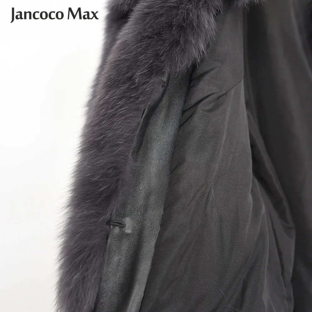 Winter New Coat Real Fox Fur Women Jackets Thick Warm Fashion Overcoat