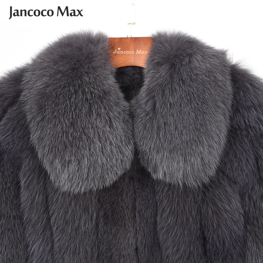 Winter New Coat Real Fox Fur Women Jackets Thick Warm Fashion Overcoat