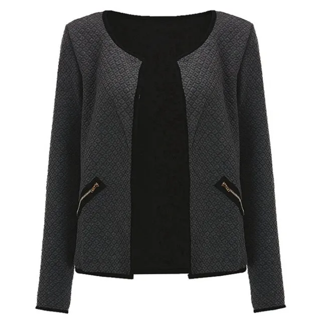 Women Basic Long Sleeve Jacket