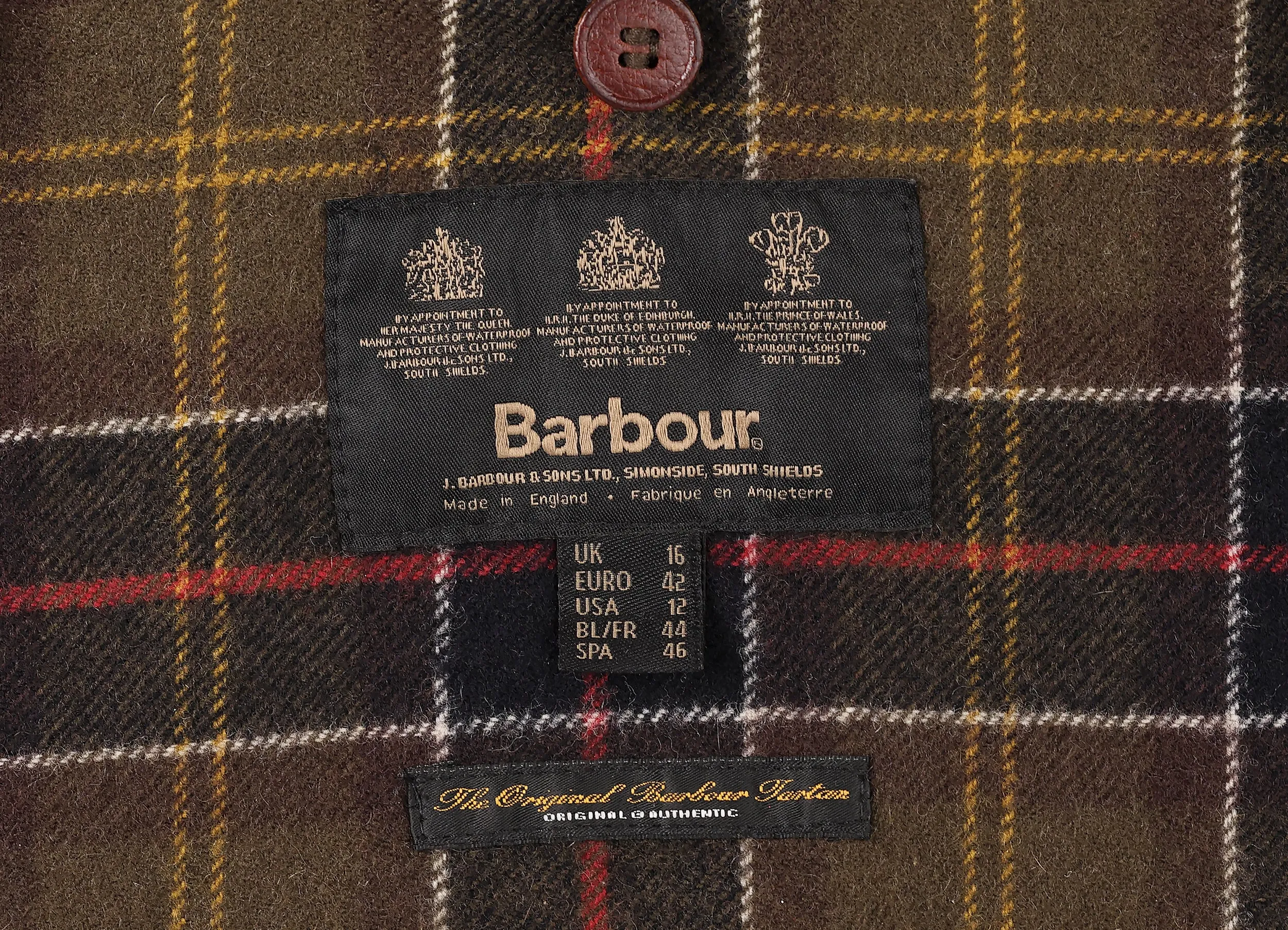 Women's Barbour Faux Fur Trim Utility Wax Jacket - Brown - Women's XL
