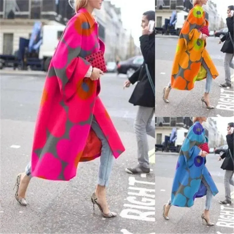 Women's Flared Sleeve Overcoat