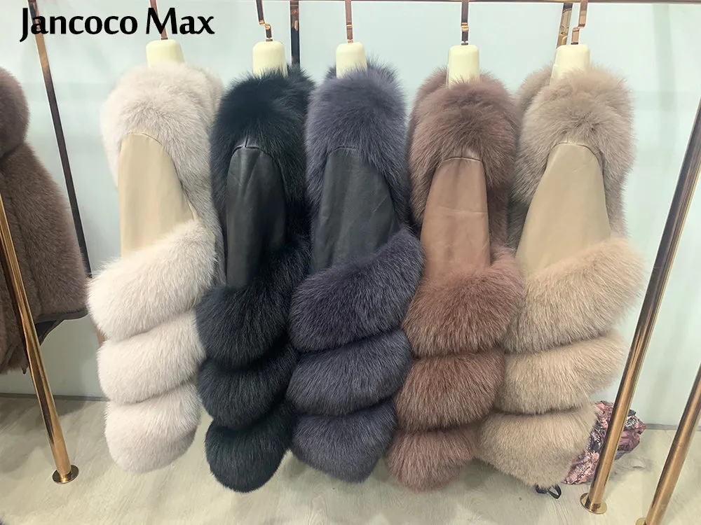 Women's Genuine Sheepskin Leather Jackets Winter Thick Warm Overcoats