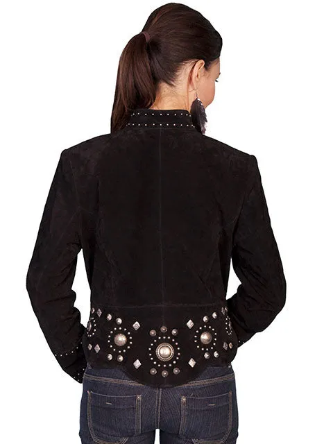 Women's Leather Jacket Collection Suede: Scully Western Studs and Conchos