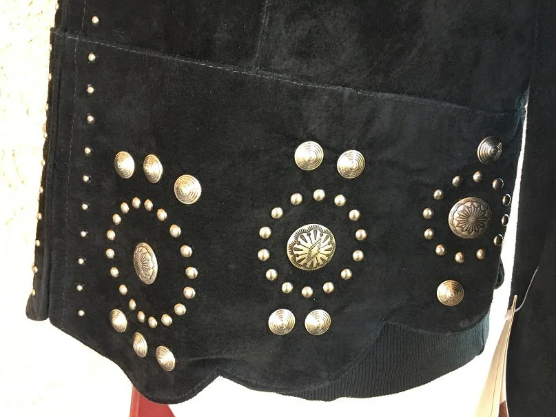 Women's Leather Jacket Collection Suede: Scully Western Studs and Conchos