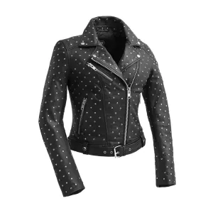 Women's Whet Blu Fashion Claudia Leather Jacket